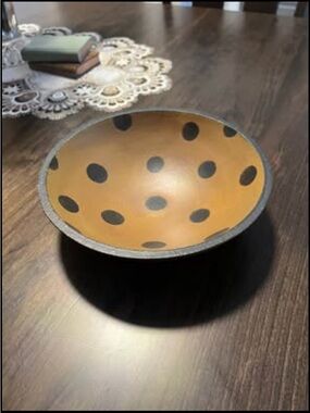 Polka Dot Decorative Bowl